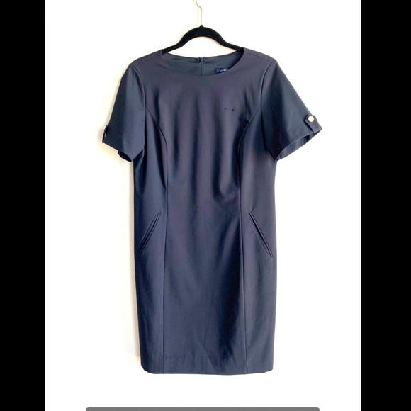 Lands' End Dresses Vintage Navy Uniform Dress Poshmark